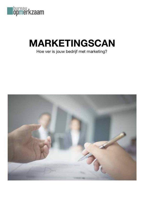 marketingscan | Bureau OpMerkzaam Utrecht